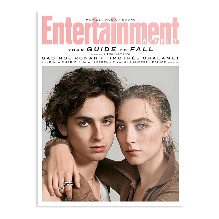 Buy Timothee Chalamet X Saoirse Ronan Magazine Posters Vintage Room