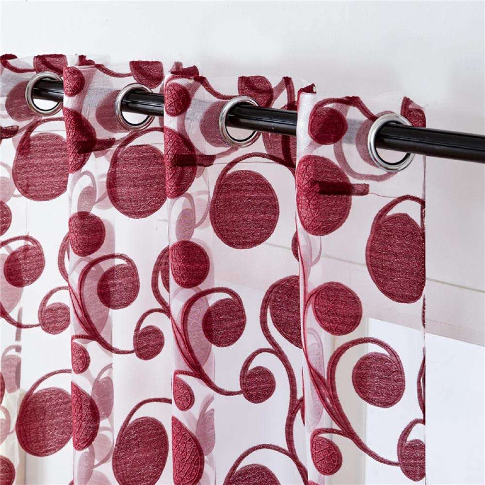 Tenda Oscurante In Chiffon Traslucido Be&xn: Luce Morbida E Privacy Per Camera Da Letto, 1 Pannello Rosso Rosa 300x270cm