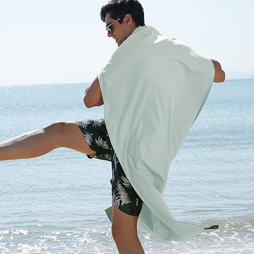 Vista 78 de Rainleaf - Toalla de microfibra perfecta para viajes, gimnasio y campamento, secado rápido, superabsorbente, ultracompacta, ligera y adecuada