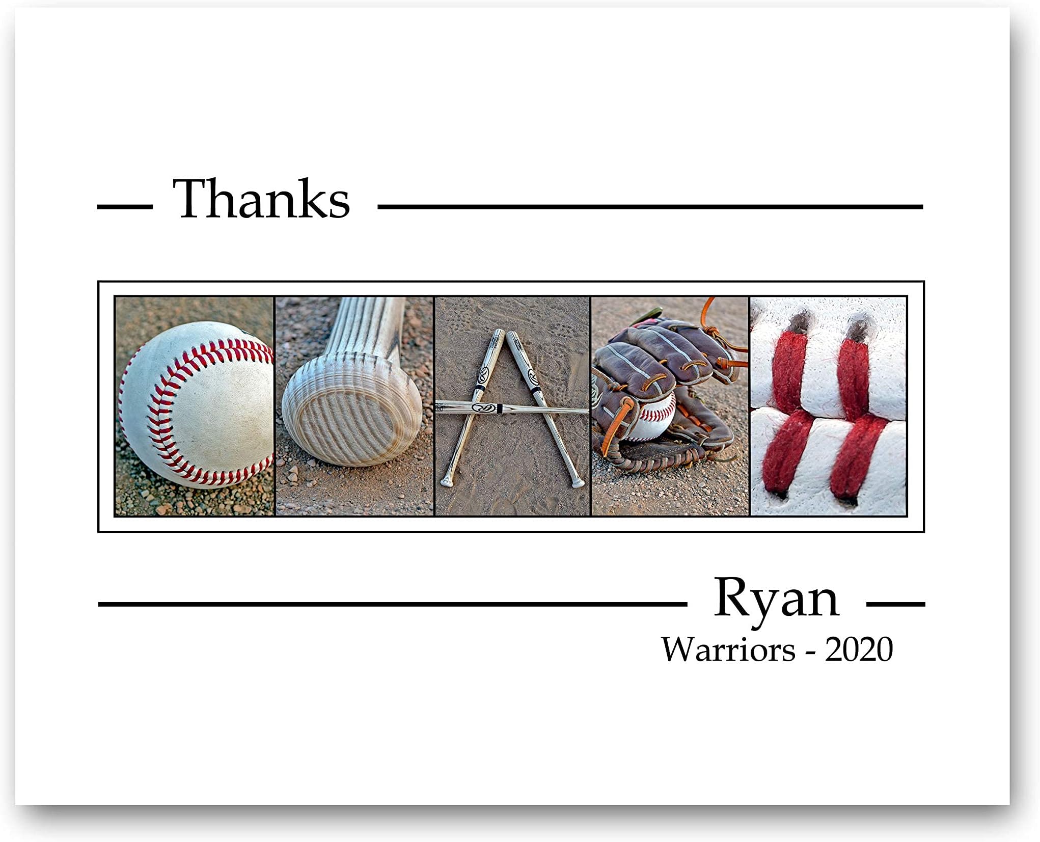 Baseball Coach gift - Baseball End of Season Gift for Coach - Baseball Coach Appreciation gift - 8x10 print Unframed - Coach's gift