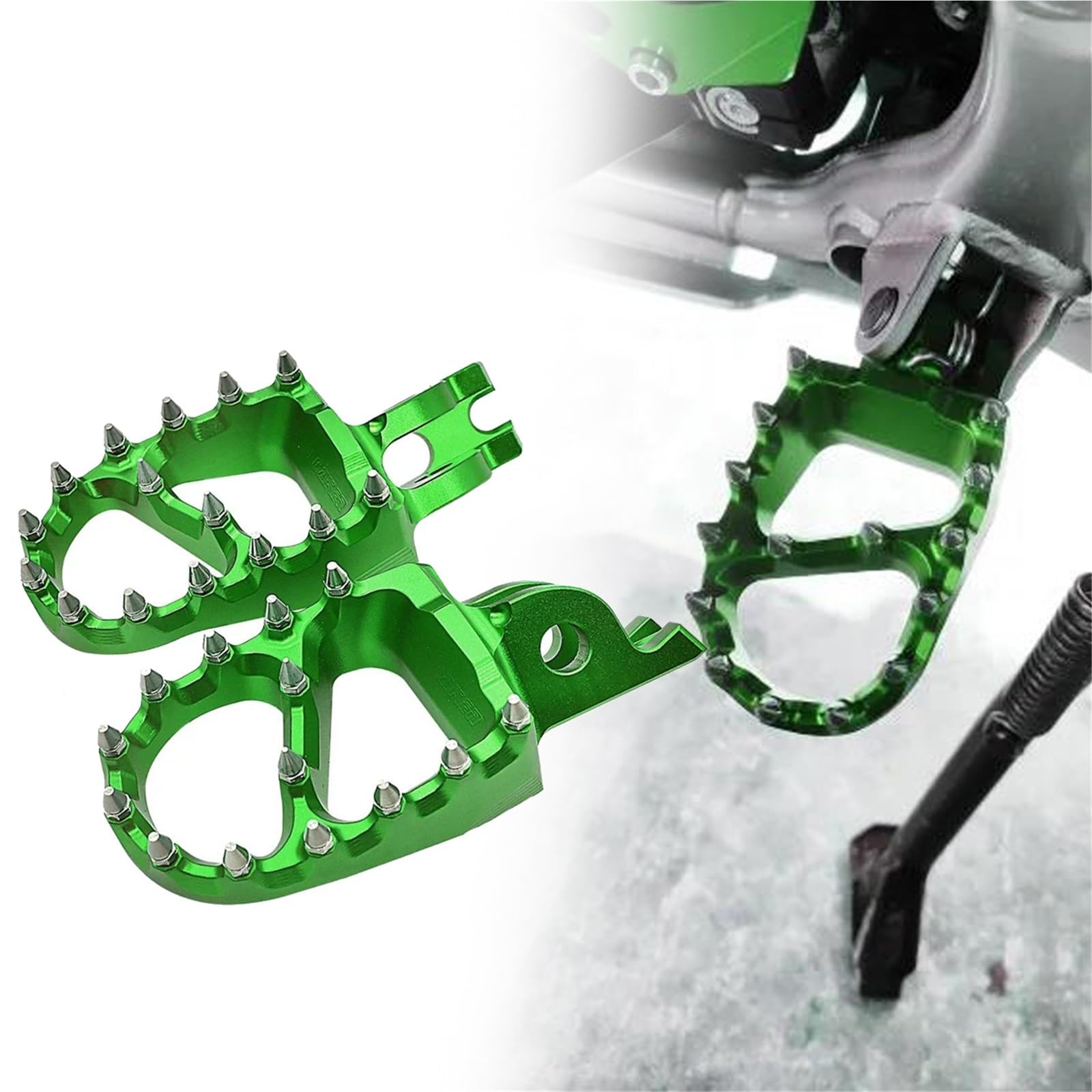 Pédales Moto pour Kawasaki KX450F KX250F Repose-Pieds Grip