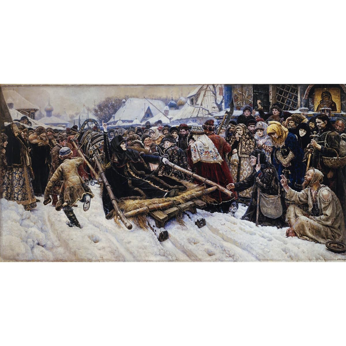 Toile Boyarina Morozova de Vassily Surikov pour décorer un salon élégant - 2