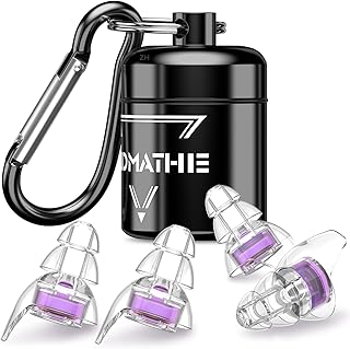 2 Pairs High Fidelity Concert Ear Plugs, Silicone Hearing Protection Earplugs, Noise Reduction Music Ear Plugs for Concerts, Musicians, Festival, DJ’s, Nightclub, Drummers and Raves Party - 23dB