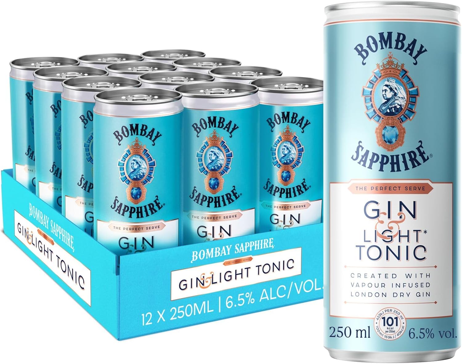 Bombay Sapphire Gin Light Tonic, Boite à Cameroon Ubuy