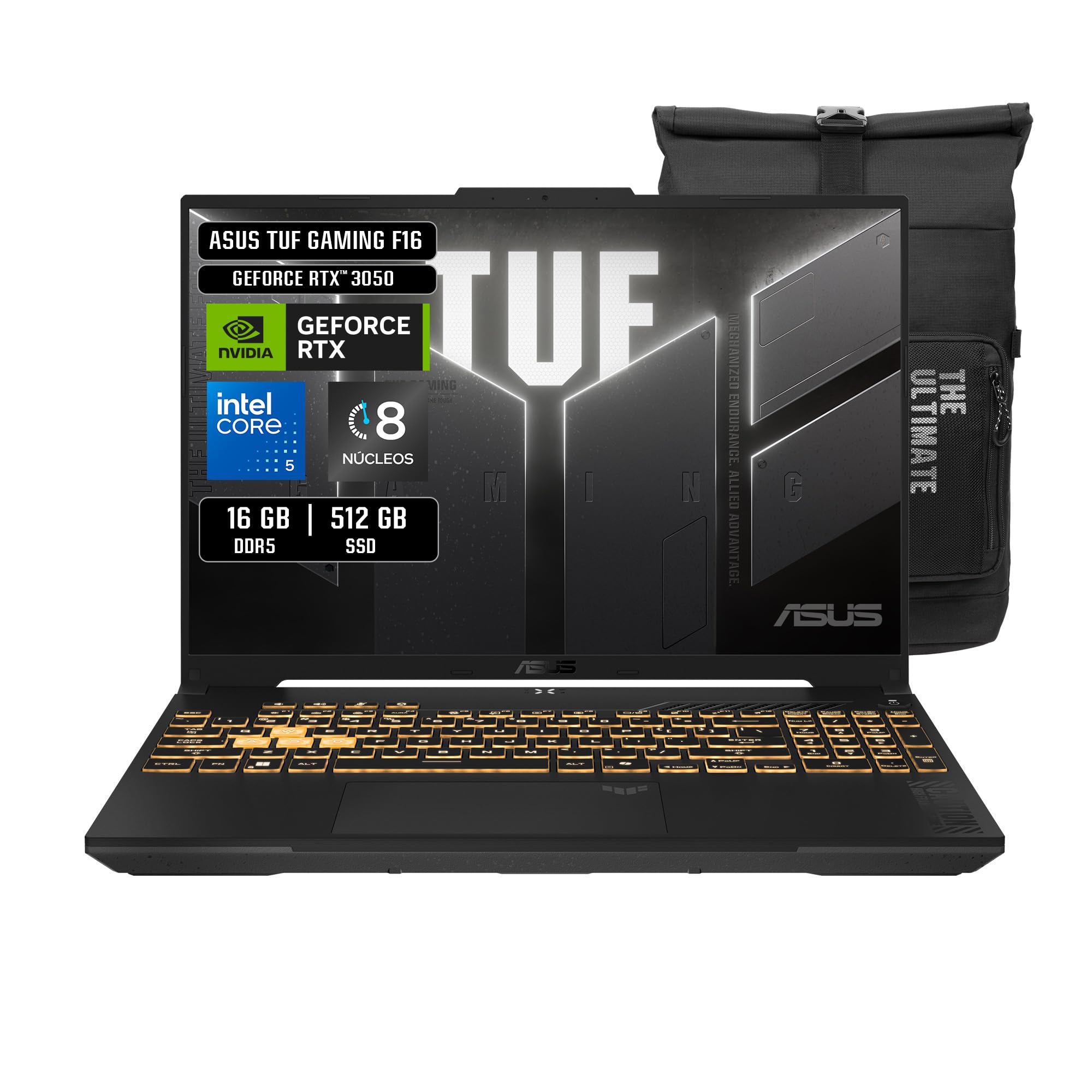 ASUS TUF Gaming F16 2025 Laptop /Intel Core 5 210H/RTX 3050/16GB