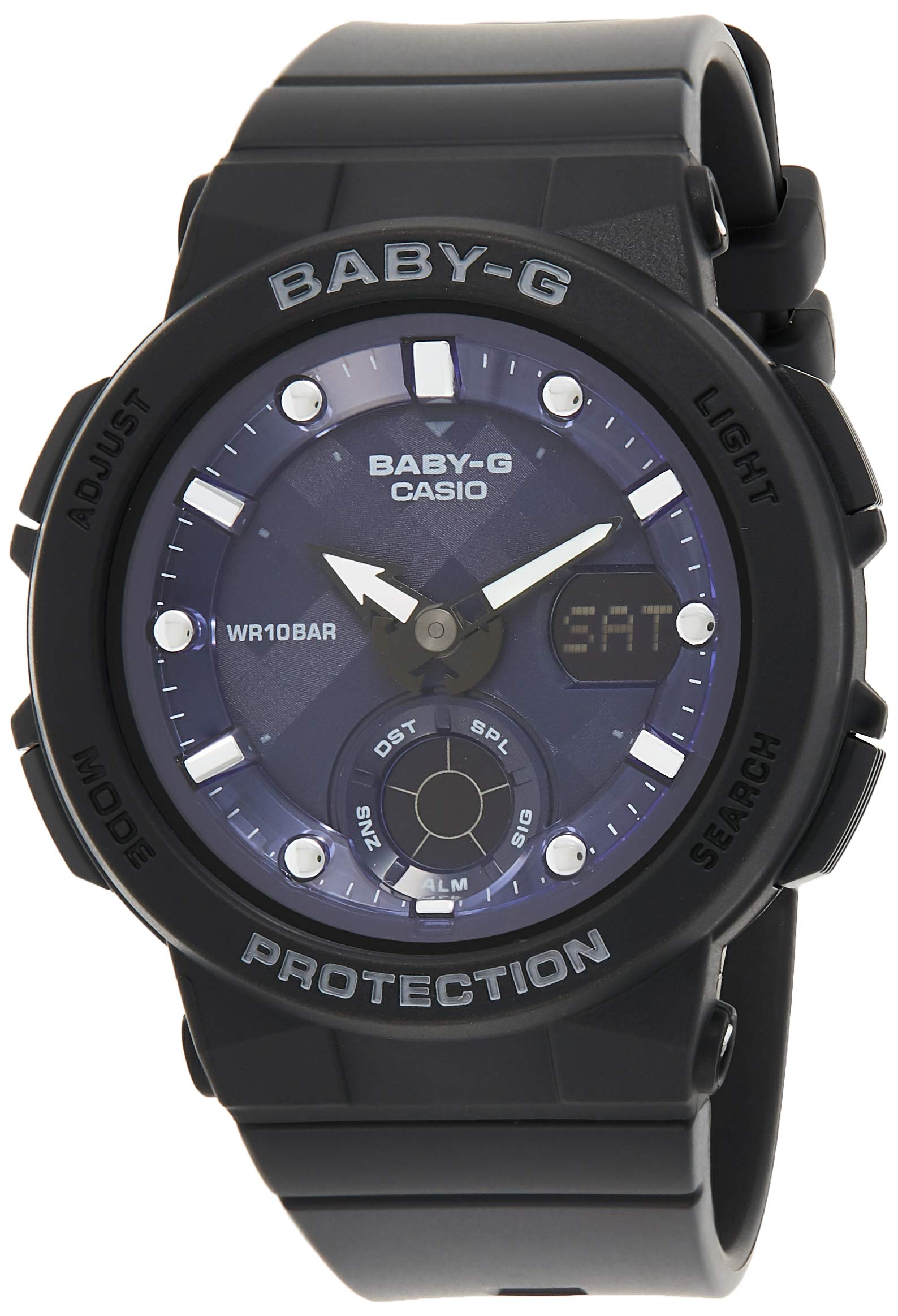 Casio Unisex-Adult Quartz Watch, Analog-Digital Display and Resin Strap BGA-250-1ADR