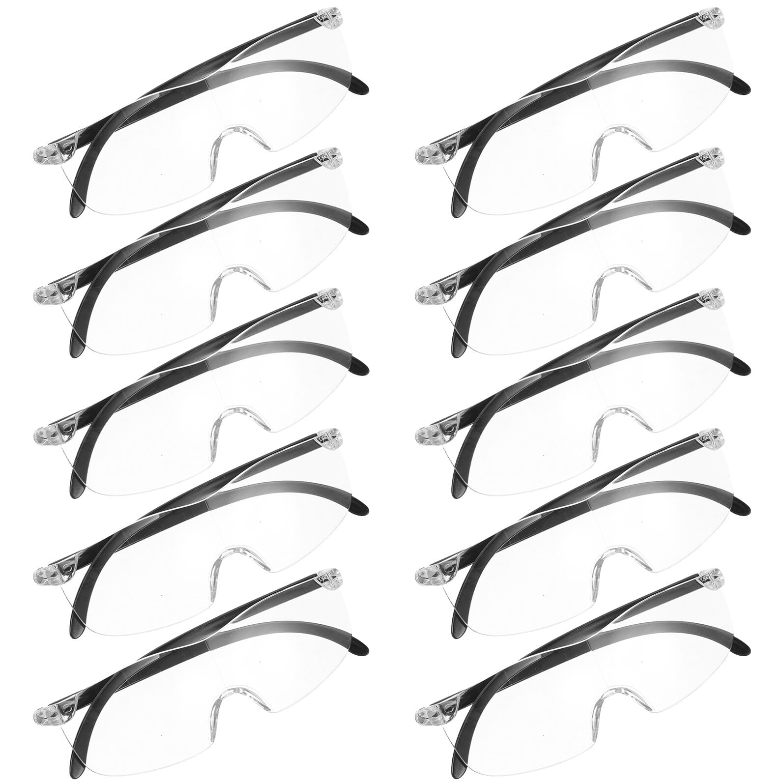 10 Piezas Lupa de Lectura para Mayores Unidades Gafas Aumento para Trabajo Cercano Montura Cómoda y Ligera para Manualidades y Hobbies Plegables y Portátiles