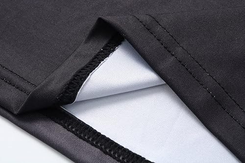 Miniatura 7 de Camiseta deportiva de compresión con gráficos 3D para hombre, camiseta deportiva de manga corta, cuello redondo, camiseta deportiva sin mangas