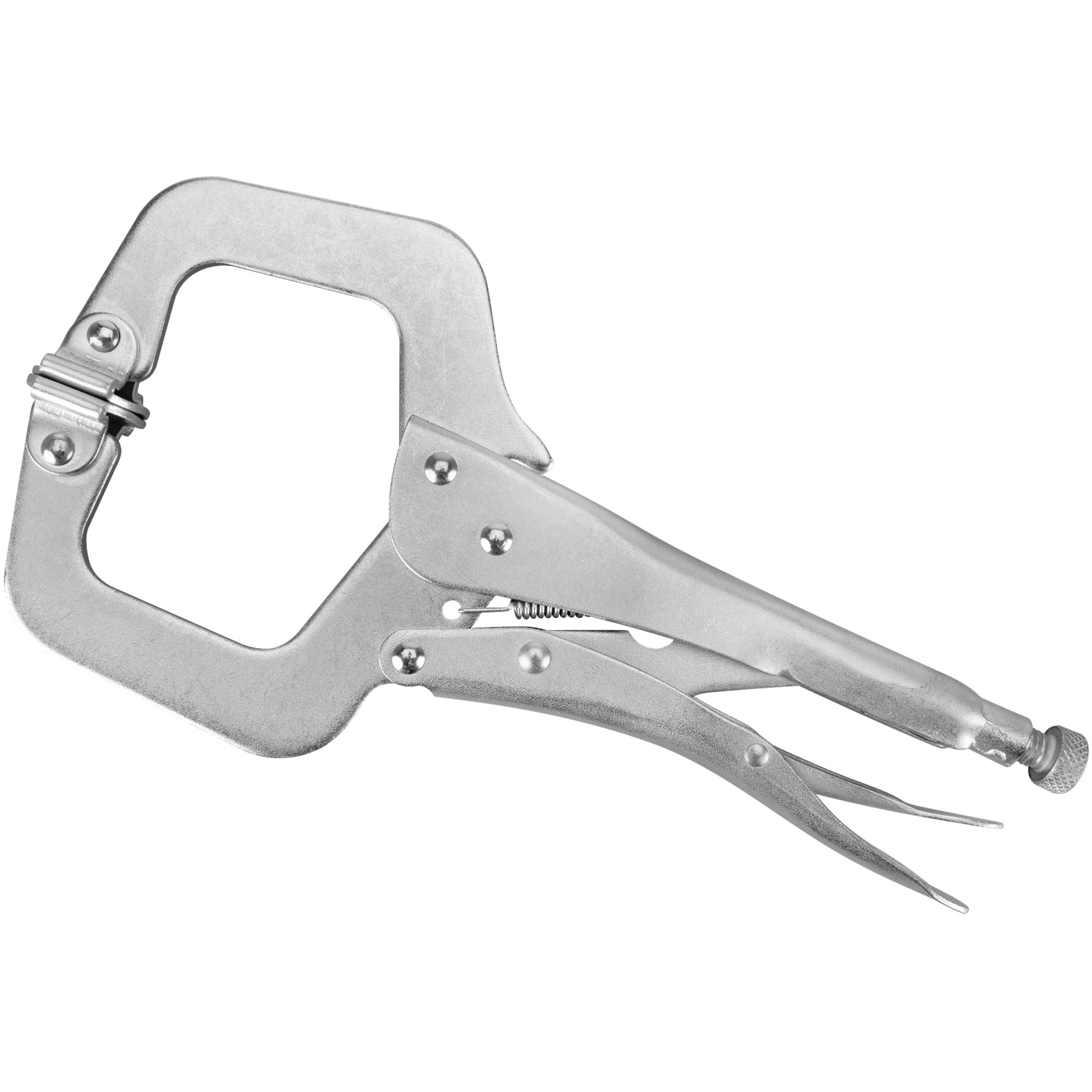 Performance Tool 1913 Heat Treated Alloy Steel Swivel Pad Pliers - Wide Opening Jaws for Strength, Durability, and Precision Work