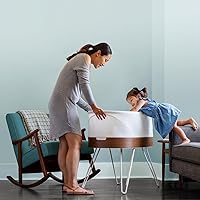 Vista 5 de SNOO Smart Sleeper - Cuna para bebé junto a la cama con movimientos de balanceo automáticos y ruido blanco relajante - Ideal para bebés recién