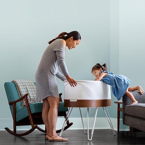 Miniatura 5 de SNOO - Moisés inteligente para bebé cuna de noche con movimientos mecedores automáticos y ruido blanco relajante ideal para bebés recién nacidos