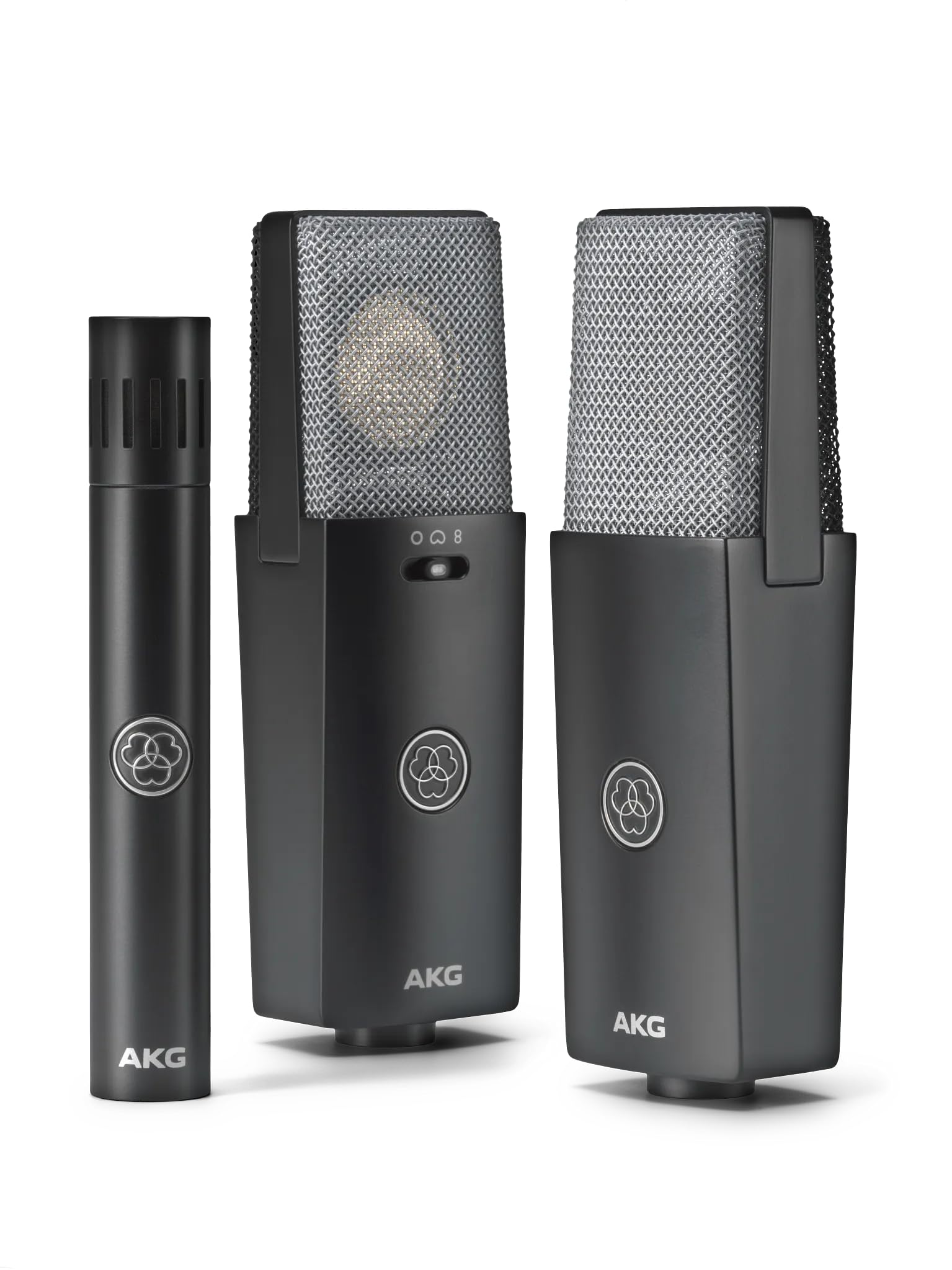 AKG  Professional Large Diaphragm Cardioid Condenser Microphone – XLR Studio Mic for Podcasting, Streaming, Broadcasting & Music Recording, Low Noise, High SPL, Sustainable Design: C104