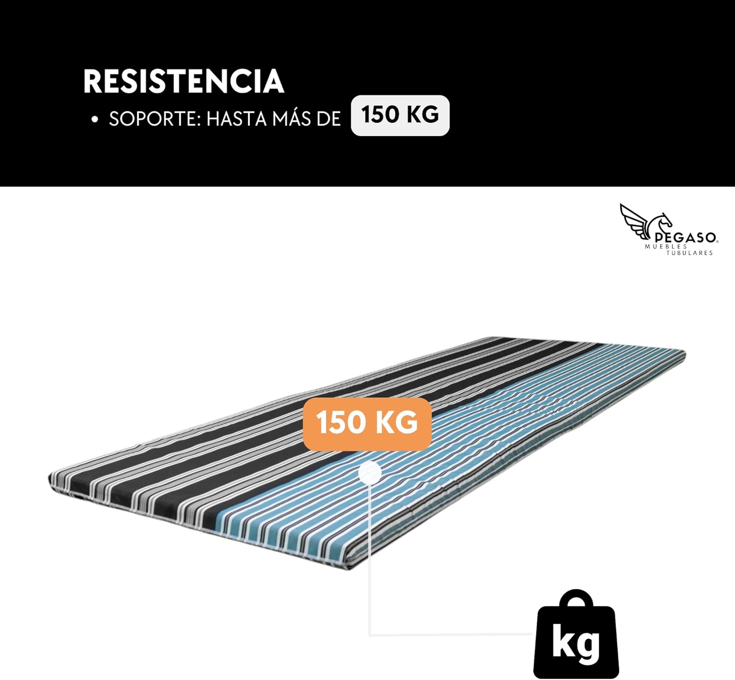 Foam Rubber Cot Mattress: Comfort and Resistance in 4 cm Thickness, Measures 182 x 70 x 4 cm.