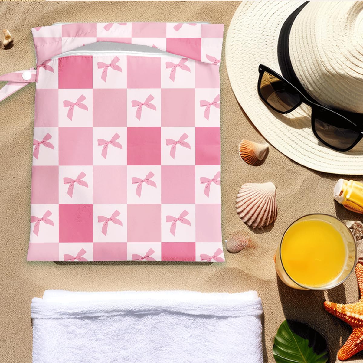 Bolsa húmeda para traje de baño, piscina, viajes, pañales de tela para bebé, ropa sucia, yoga, gimnasio, bolsas de playa, regalos de verano para mujeres y hombres, artículos esenciales de vacaciones