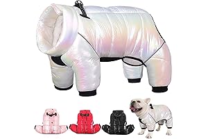 AOFITEE Waterproof Dog Coat Snow Suit for Small Dogs