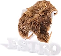 ESTRO Real Iceland Sheepskin Lambskin Rug, Shiny and Luxurious, Variety of Colours ESI (Rrust, 100 cm)