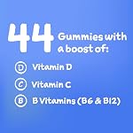 Emergen-C Immune+ Junior Supplément Gélifié de Vitamine C, Vitamines pour Enfants Saveur Fruits Fun-tastiques, 44 Gélifiés