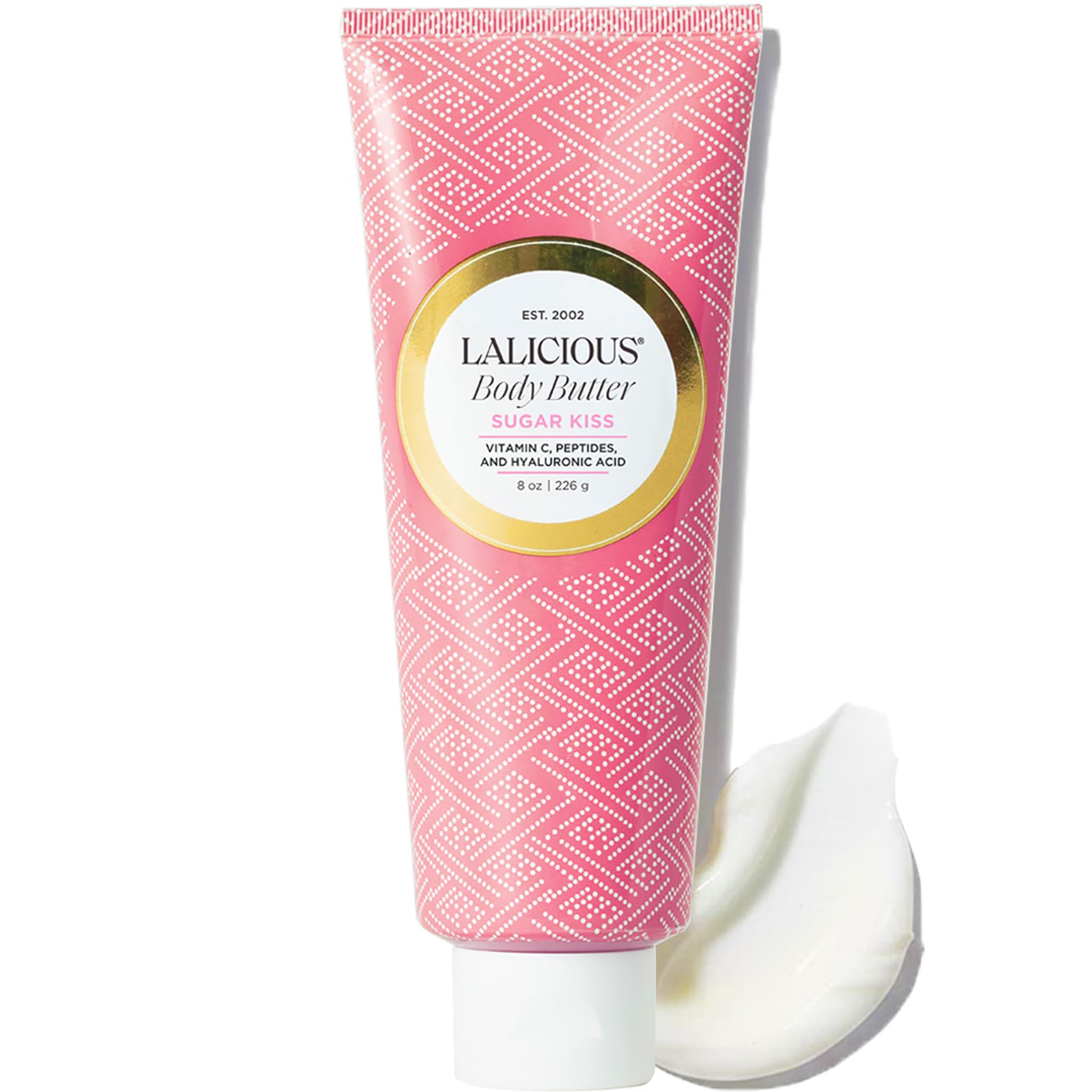 LaLicious Sugar Kiss® Body Butter- Hydrating Body Moisturizer with Whipped Shea Butter, Silky Soft Skin, Deep Nourishing Moisture, Cucumber Extract,