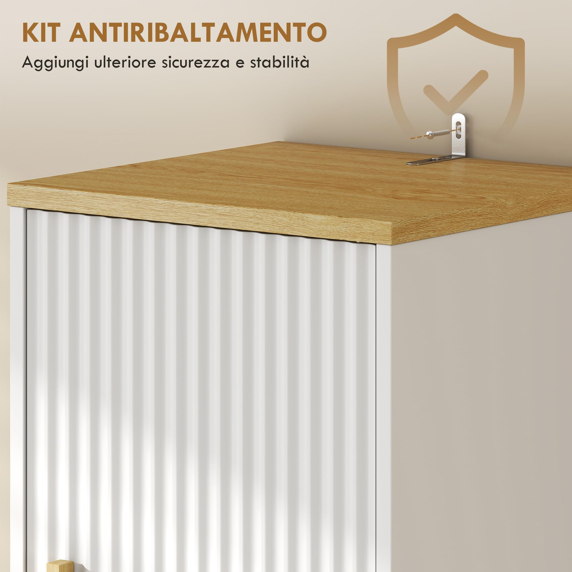 HOMCOM Armadietto Alto da Bagno 171.5 cm, Mobile da Bagno con Cassetto, Ripiani Regolabili e Vano Aperto, per Piccoli Spazi, Soggiorno, Ingresso, Bianco