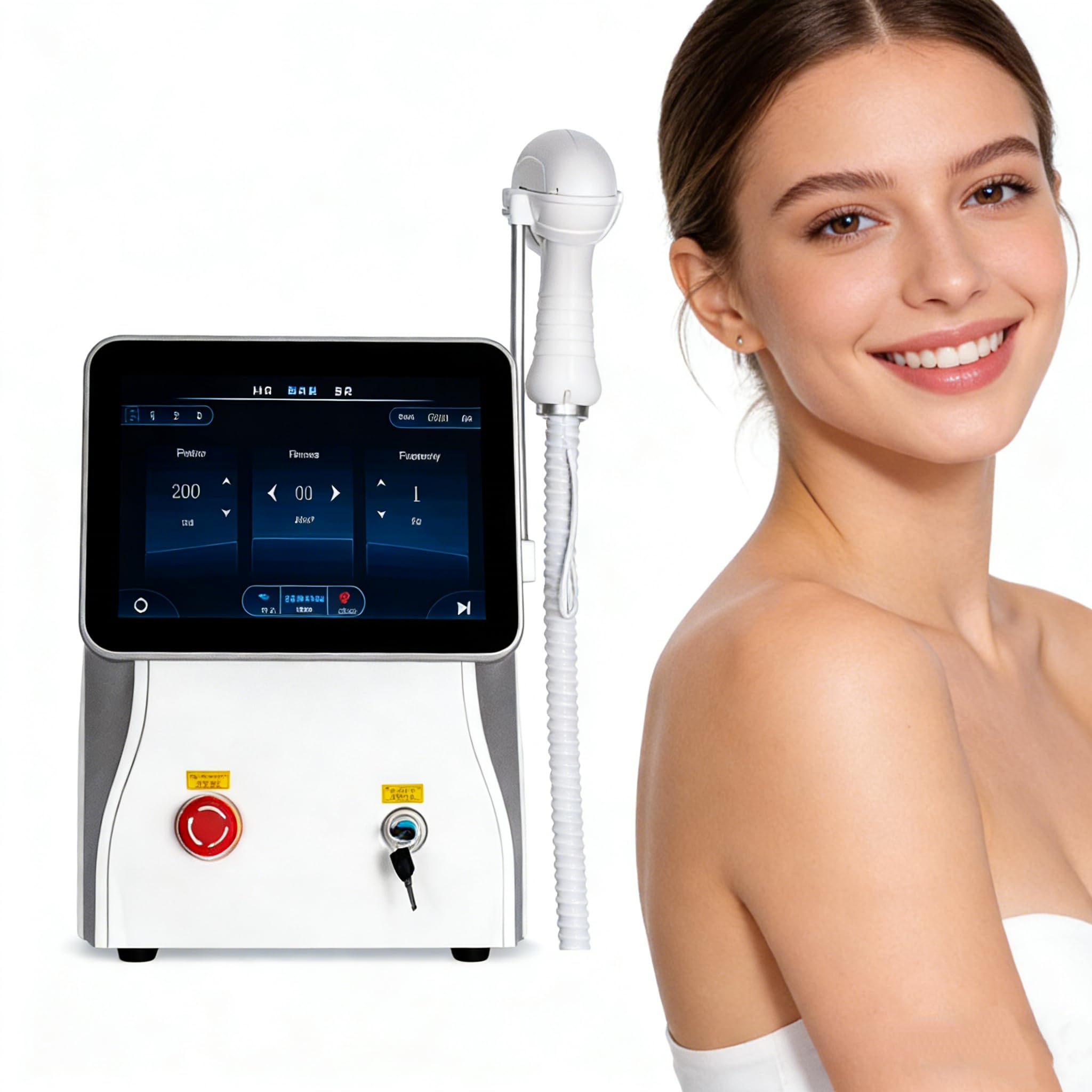 10 Bars Professional 808nm Diode Hair removal Machine For Men And Women Whole Body Hair Reduction Personal and
