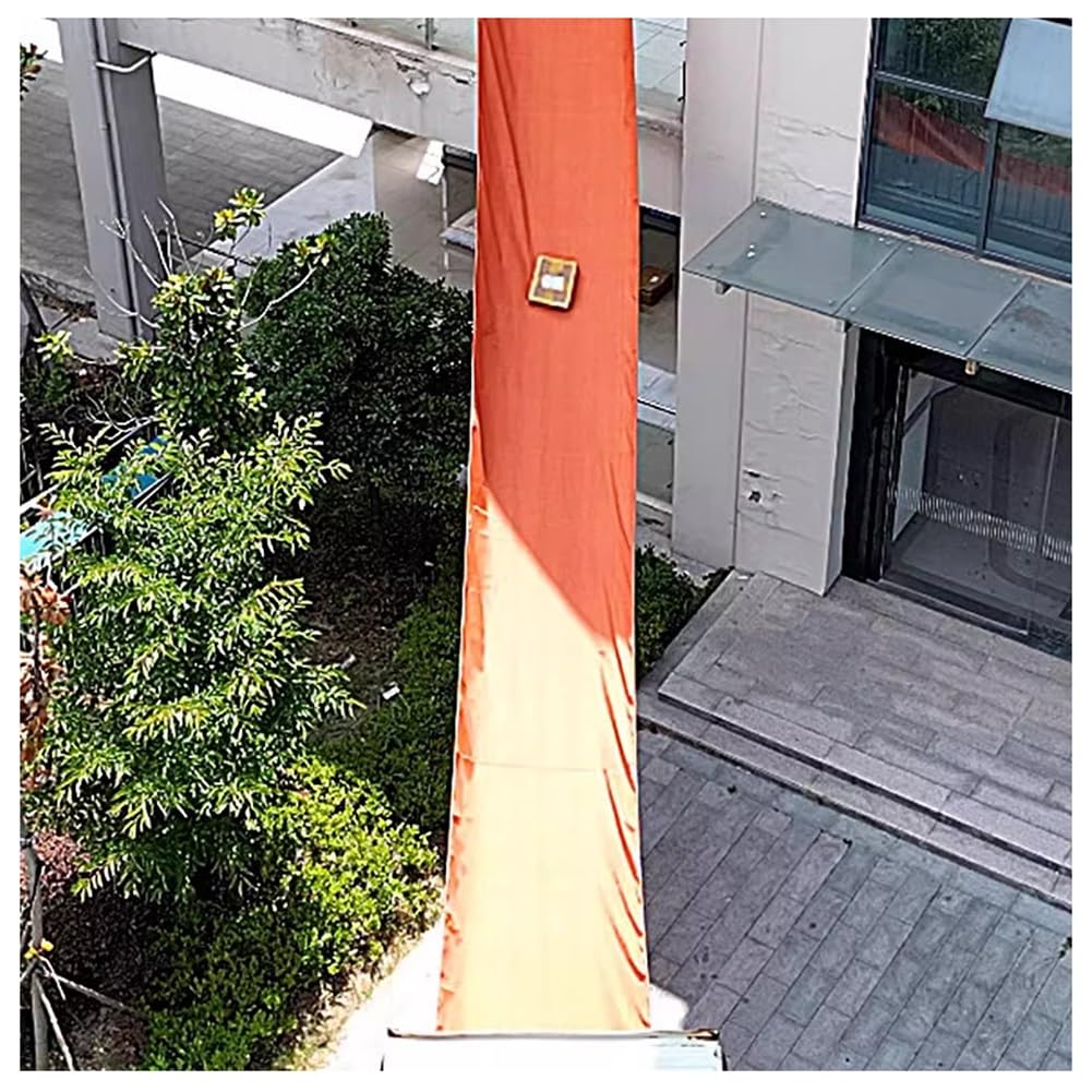 GLDYTVF Canvas Chute,Canvas Chutes Cargo Conveyor Belts for Warehouse & High-Rise Building Cargo Handling - Durable 2x12m Material Slides for Efficient Loading & Unloading