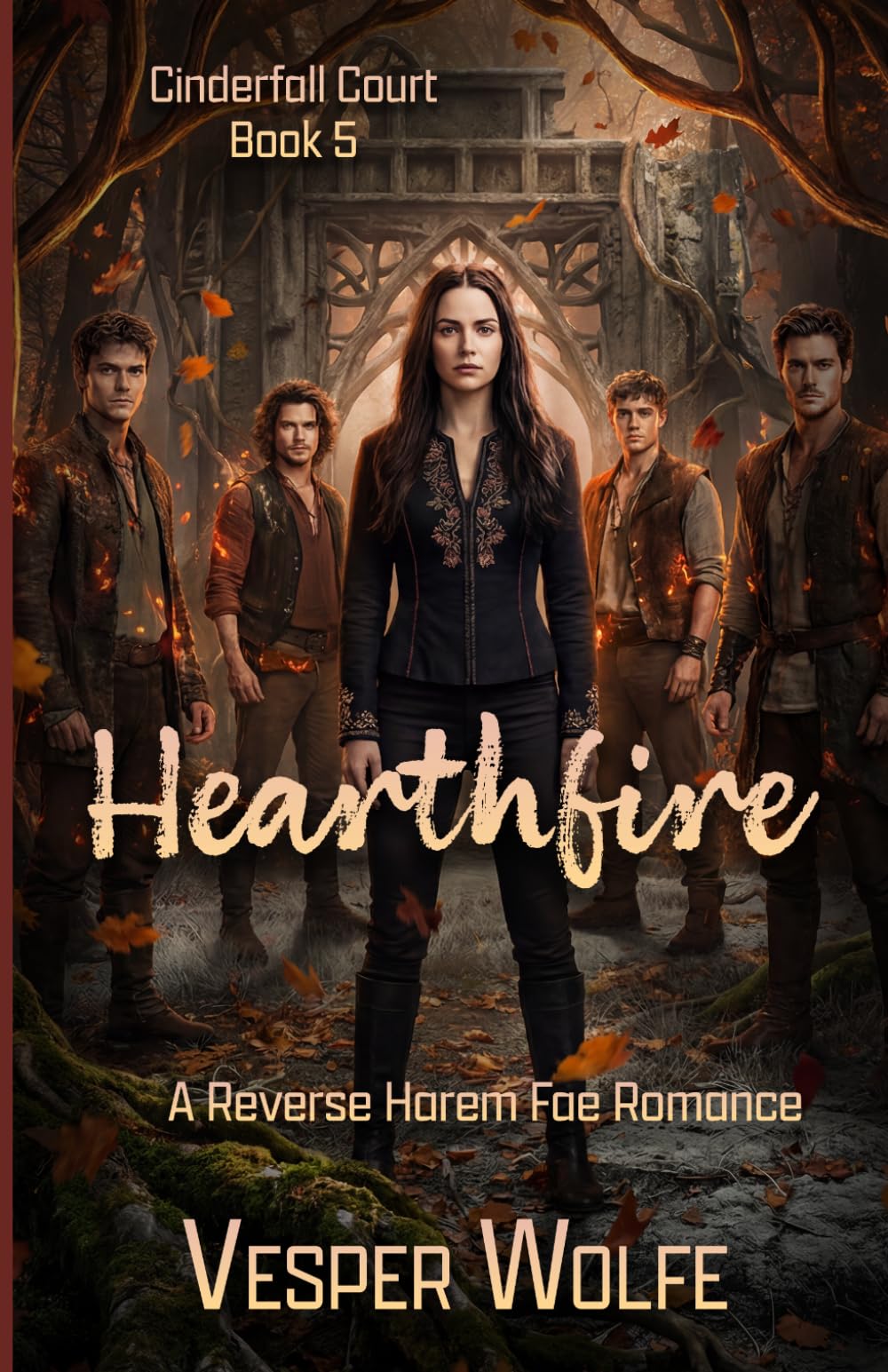 Hearthfire: A Reverse Harem Fae Romance (Cinderfall Court)