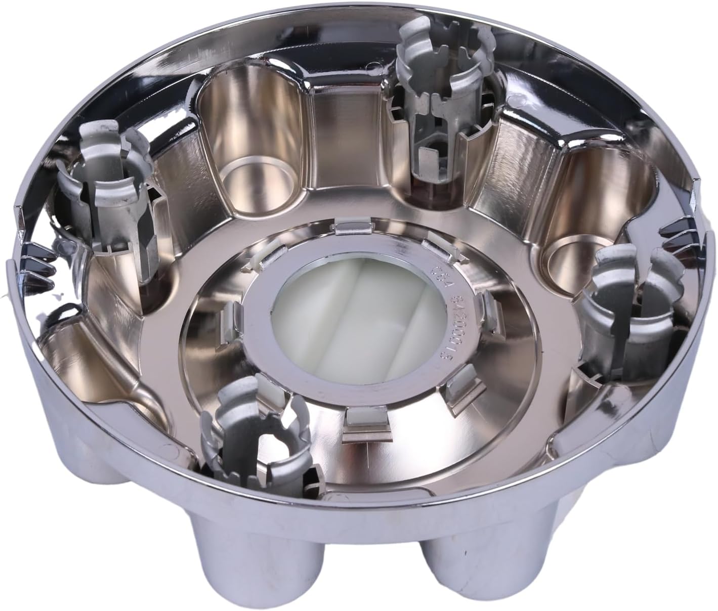 HOLDWELL 2.5"*8.25" Front & Rear Chrome Wheel Center Hub Cap HC3Z-1130-J HC3Z1130J Compatible with 2017-2022 Ford F-250 F-350 Super Duty with 17" and 18" Aluminum Wheel