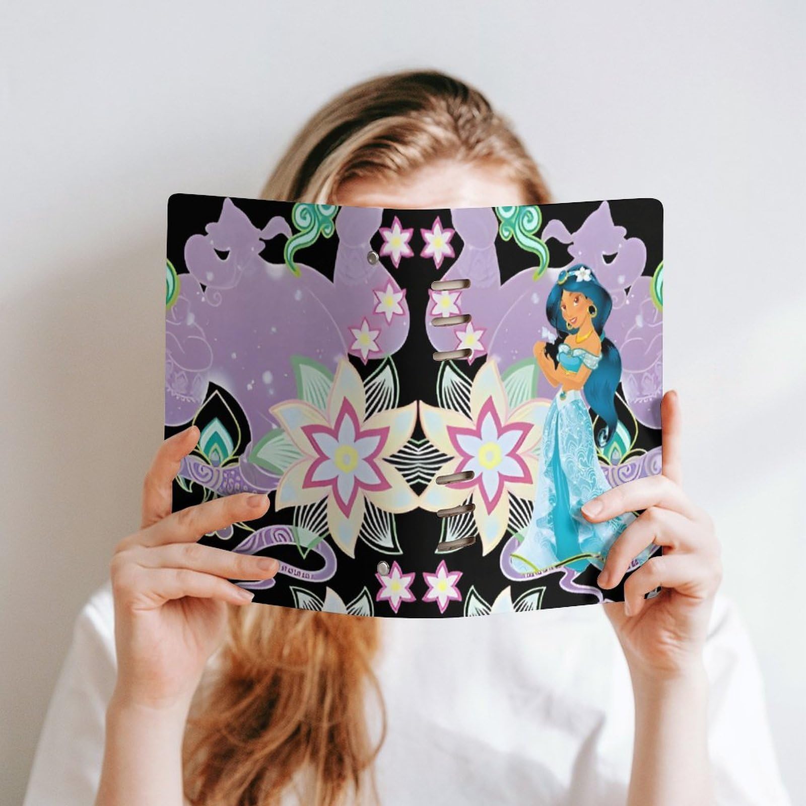 Amazon.co.jp: アラジン ジャスミン システム手帳 PU ノートメモ帳