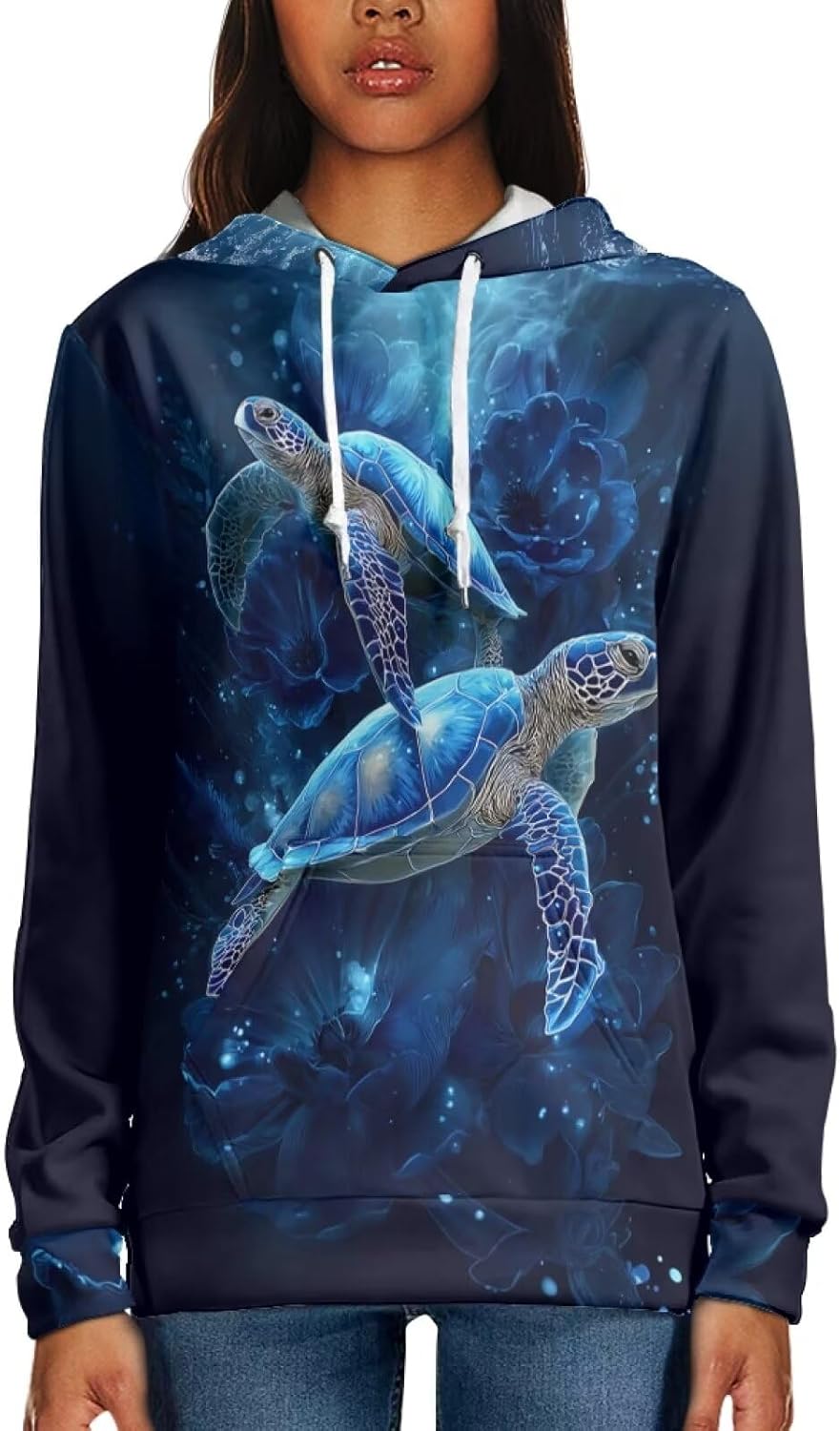 AFPANQZ Women's Hooded Sweatshirts Lightweight Thin Loose Fit Sports Sweaters Pamaja Home Outdoor Gym