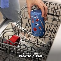 Vista 5 de Simple Modern - Botella de agua para niños de la colección Summit con tapa con pajilla Taza aislada de acero inoxidable de 14 onzas para niños