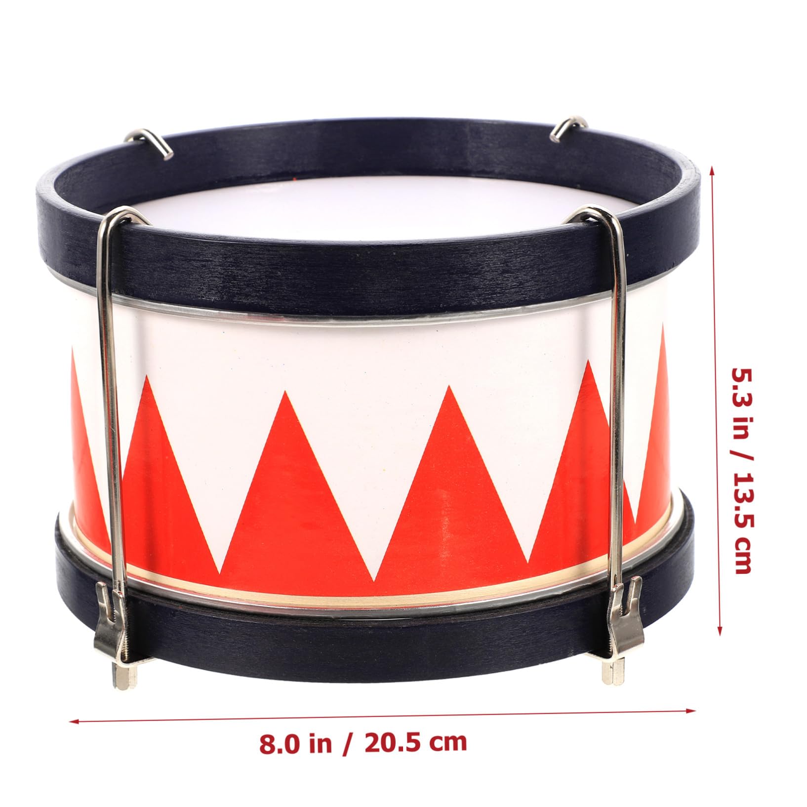 SUPVOX Instrumento de Percusión Infantil Rojo para Niños, Instrumento Musical de Madera y Metal, Set de Iniciación para Aprendizaje Musical y Desarrollo del Ritmo, Color Aleatorio