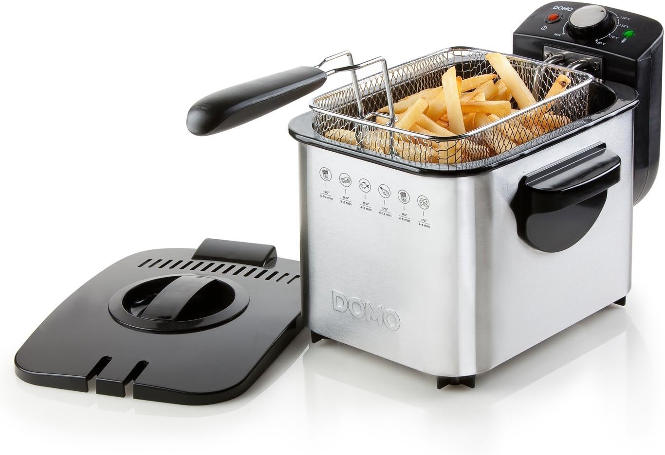 Domo DO506FR INOX Deep Fryer, 2000 W, 3 liters, Stainless Steel