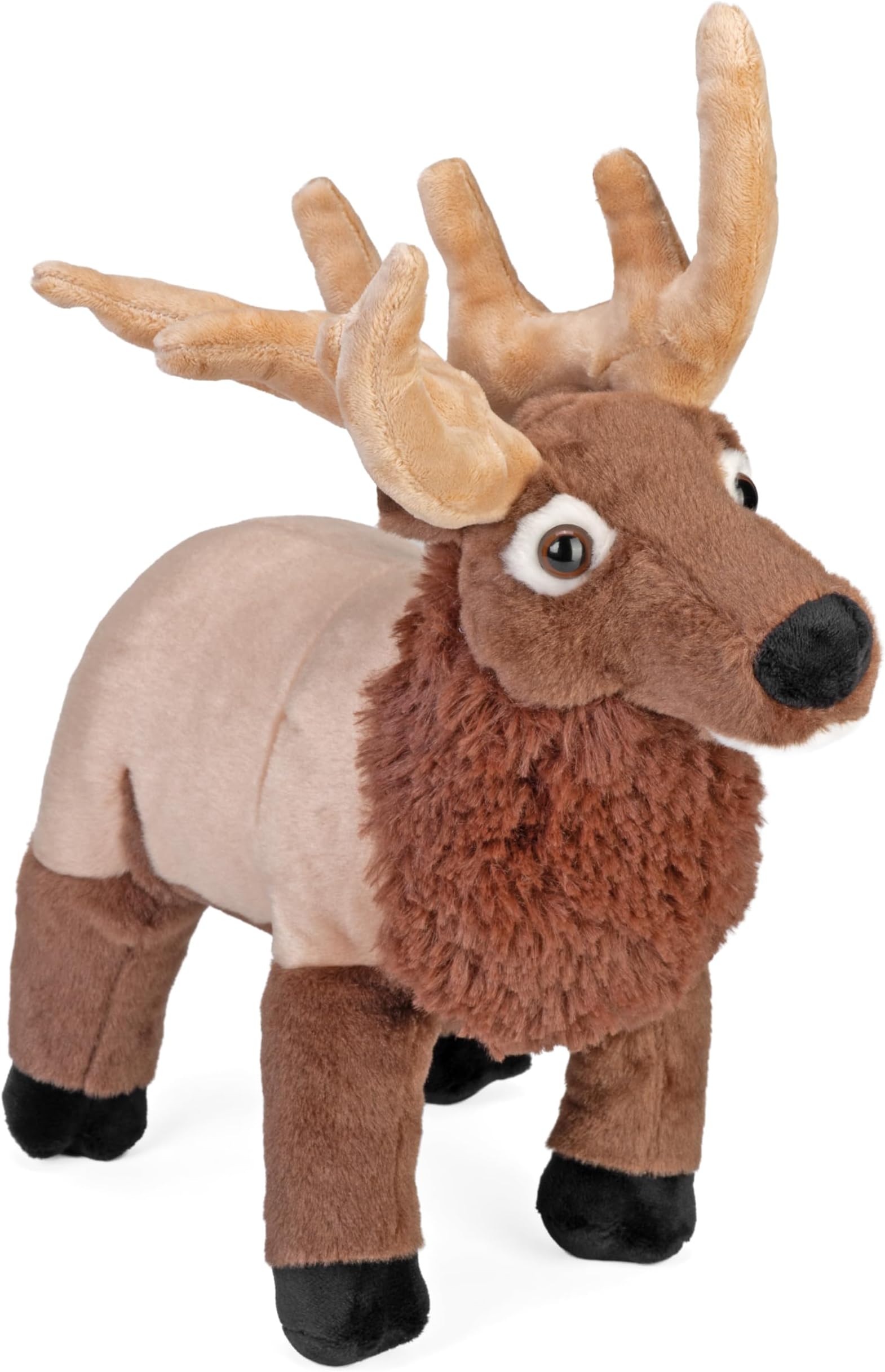 Wild Republic Cuddlekins, Elk Plush, Stuffed Animal, Plush Toy, Gifts for Kids, 12 inches