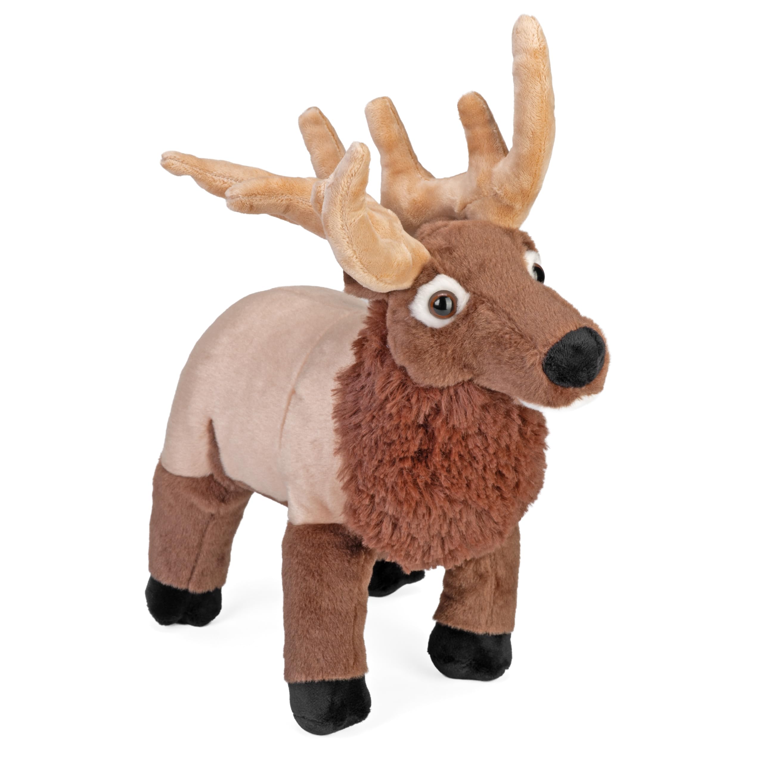 Elk Plush, Stuffed Animal, Plush Toy, Gifts for Kids, Cuddlekins 12 Inches,Multi