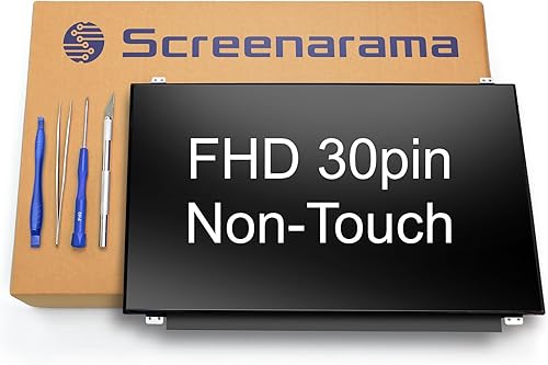 SCREENARAMA Nuevo reemplazo de pantalla para LP173WF4 (SP) (F1), FHD 1920x1080, IPS, mate, pantalla LED LCD con herramientas
