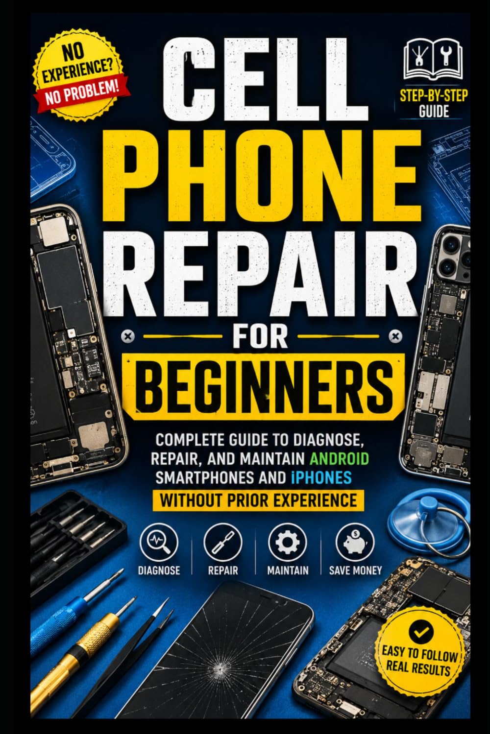 Cell Phone Repair for Beginners: Complete Guide to Diagnose, Repair, and Maintain Android Smartphones and iPhones Without Prior Experience