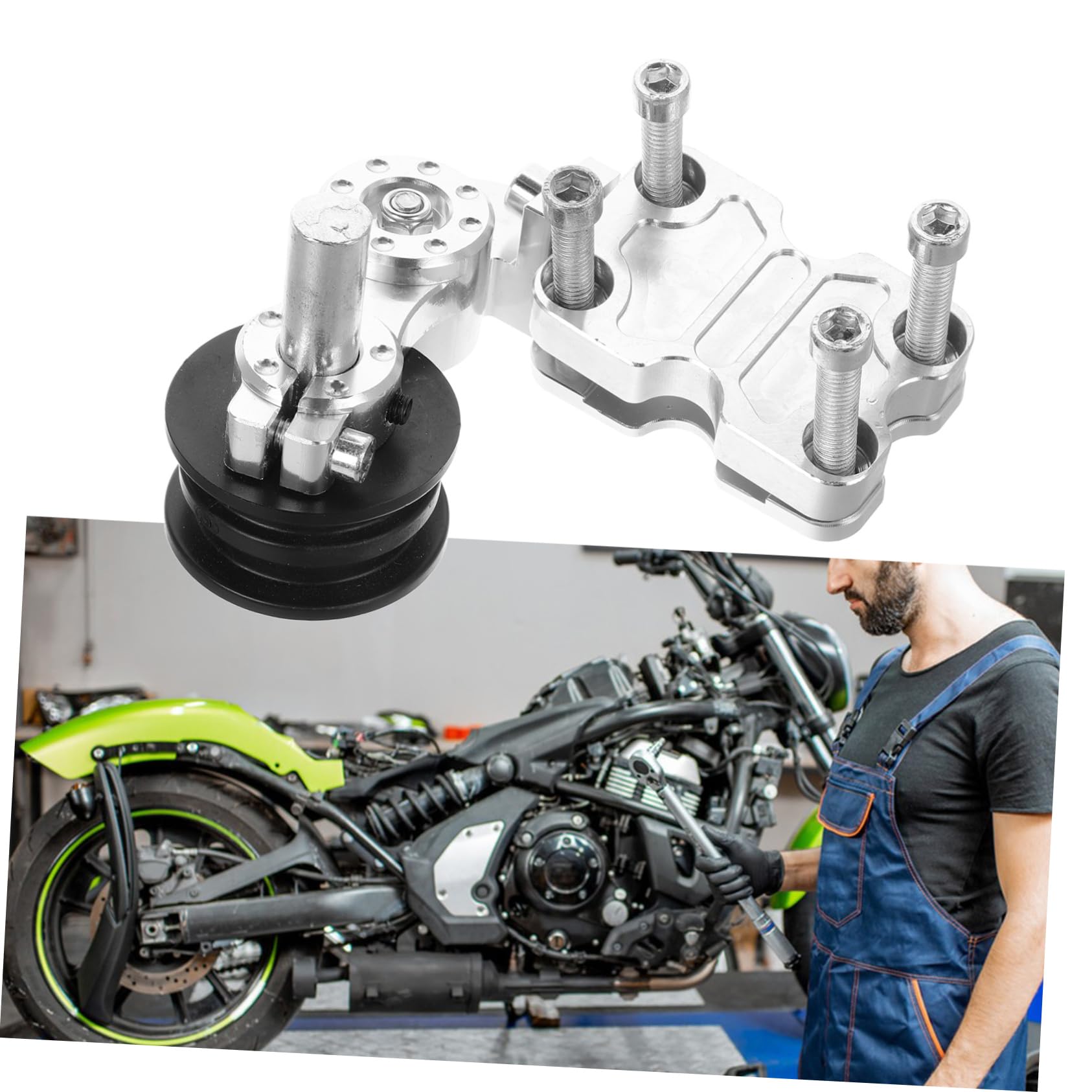 OUNONA Aluminiumlegierung Kettenspannerführung für Motorrad Kette Präzise Anpassung und Zuverlässige Leistung