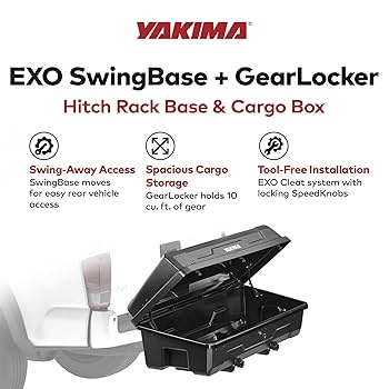 よこ 2BOX Amazon.com: Yakima Swing Rack 2 Inch Hitch Cargo System, EXO