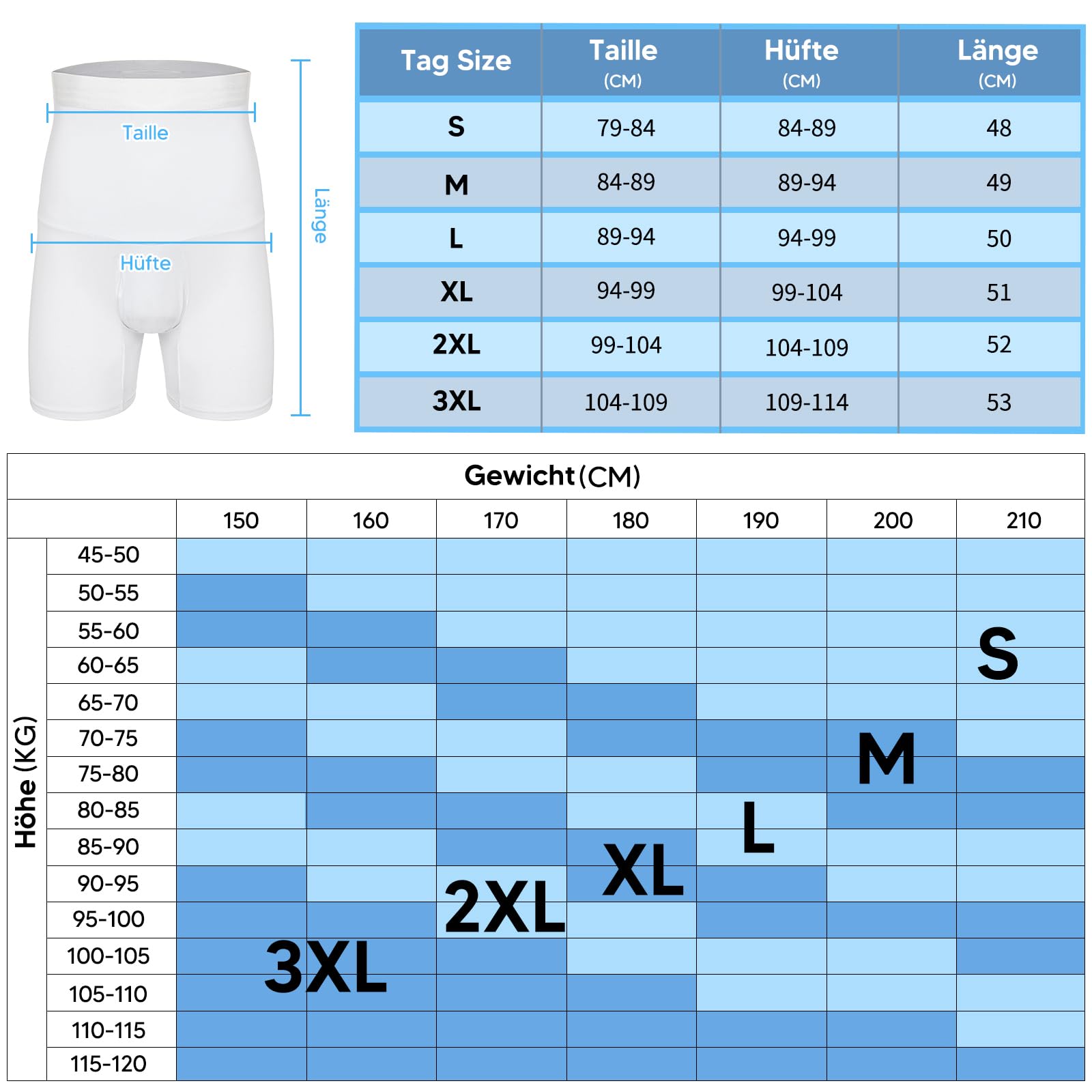 SLIMBELLE Faja Reductora Hombre Pantalones Braga Moldeadora Elástico Calzoncillos Hombre para Boxer Shapewear Lencería Pantalones Faja para Hombre