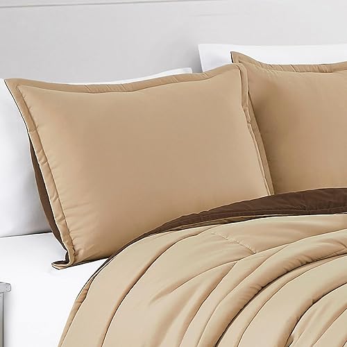 Miniatura 2 de ESCA Fawda - Juego de colcha acolchada reversible de 3 piezas con 2 fundas de almohada, tamaño KingCal King