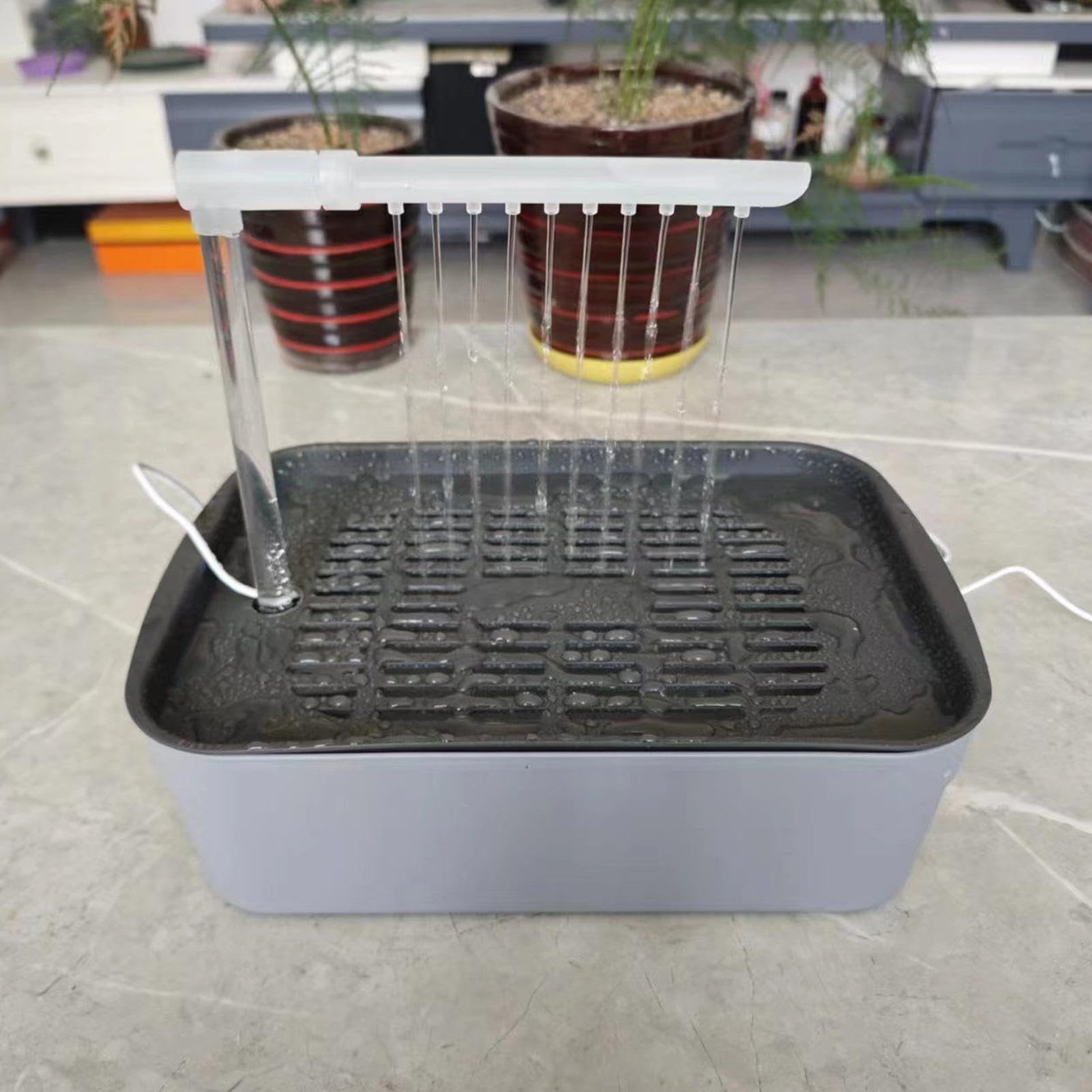 Ptakowa wanna, prysznic ptaków Elektryczny prysznic z wanną dla ptaków | Lovebirds Bath Fountain Pet Cage Akcesoria, wanna z kąpielami koktajlowa zasilana USB