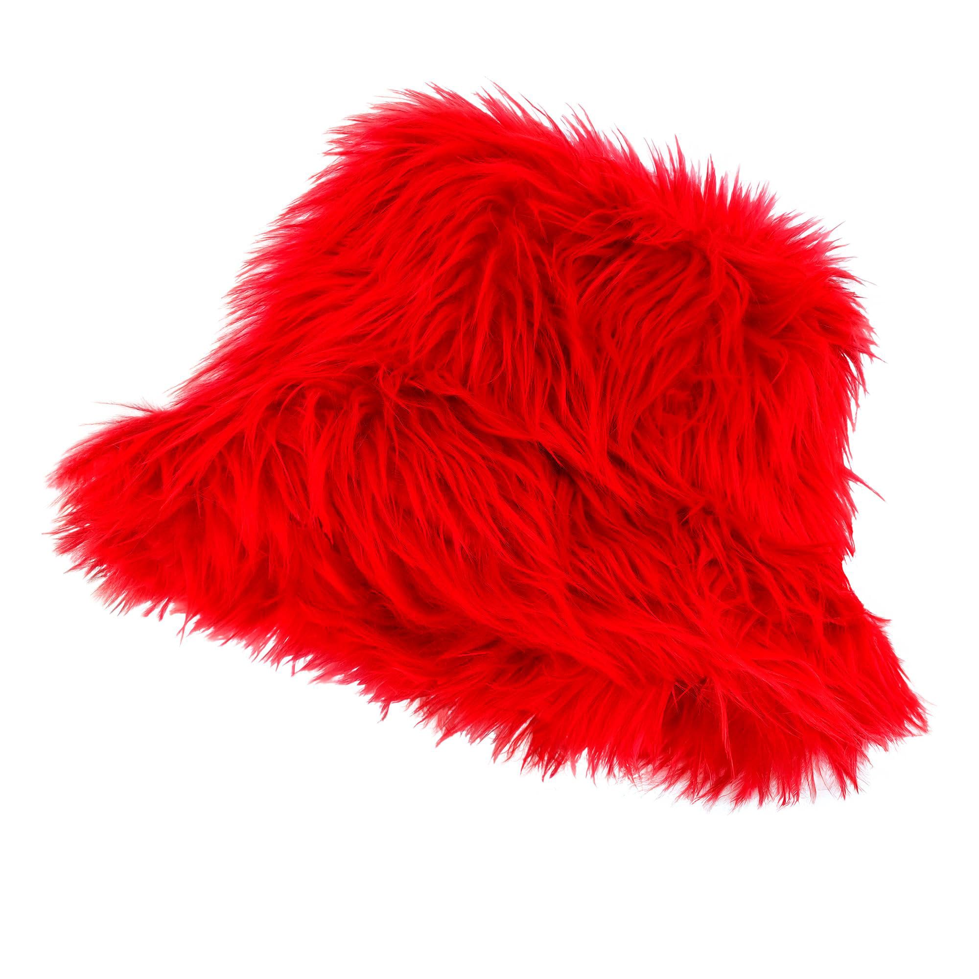 W WIDMANN MILANO Party Fashion, Sombrero de pescador de felpa, sombrero de pescador mullido