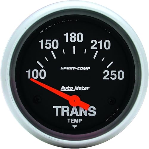 Auto Meter 3552 Sport-Comp Medidor de temperatura de transmisión eléctrica