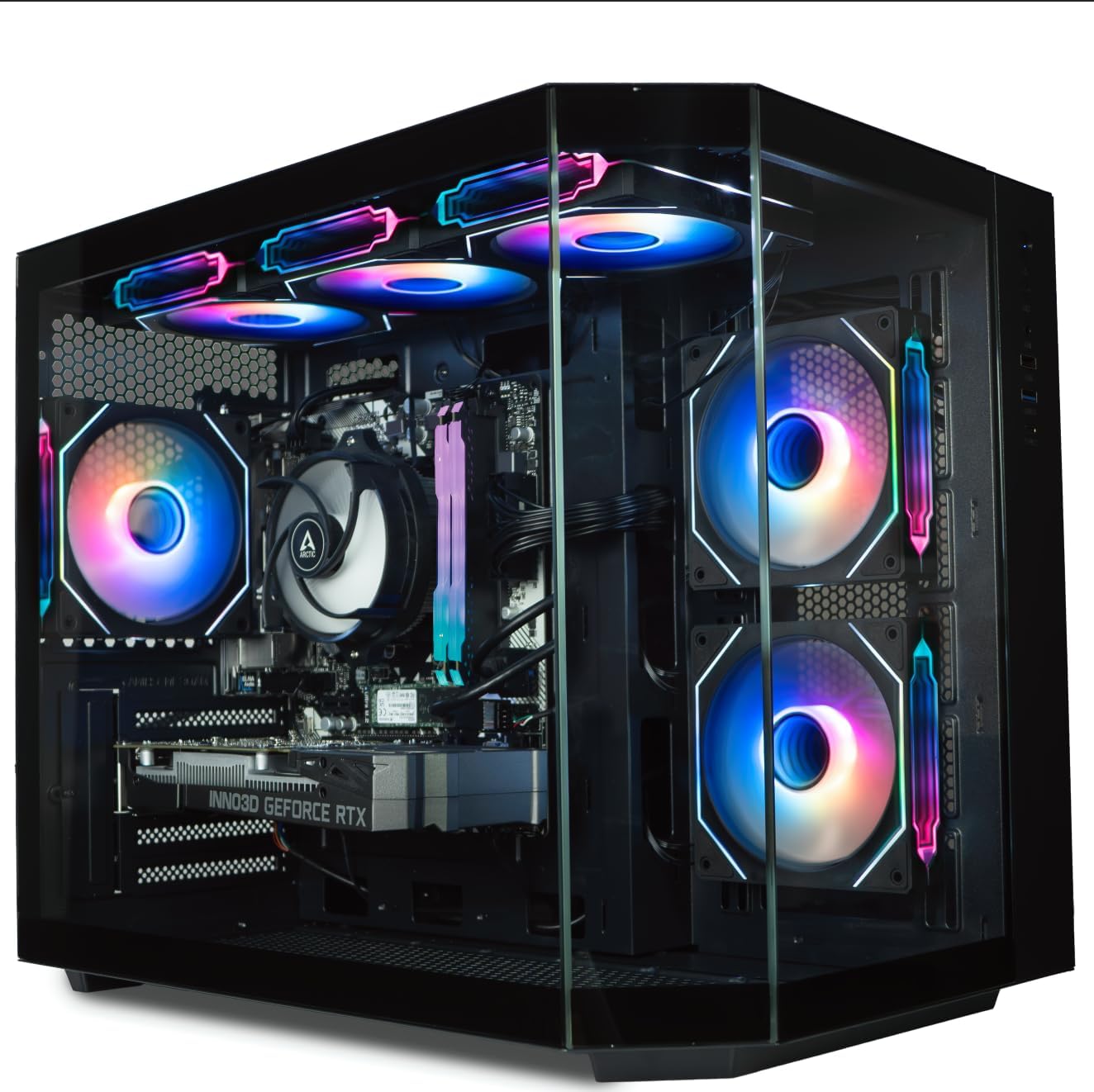 ionz Gaming PC - Desktop Computer, Ryzen 7 5700X, NVIDIA RTX 4060,16GB ...