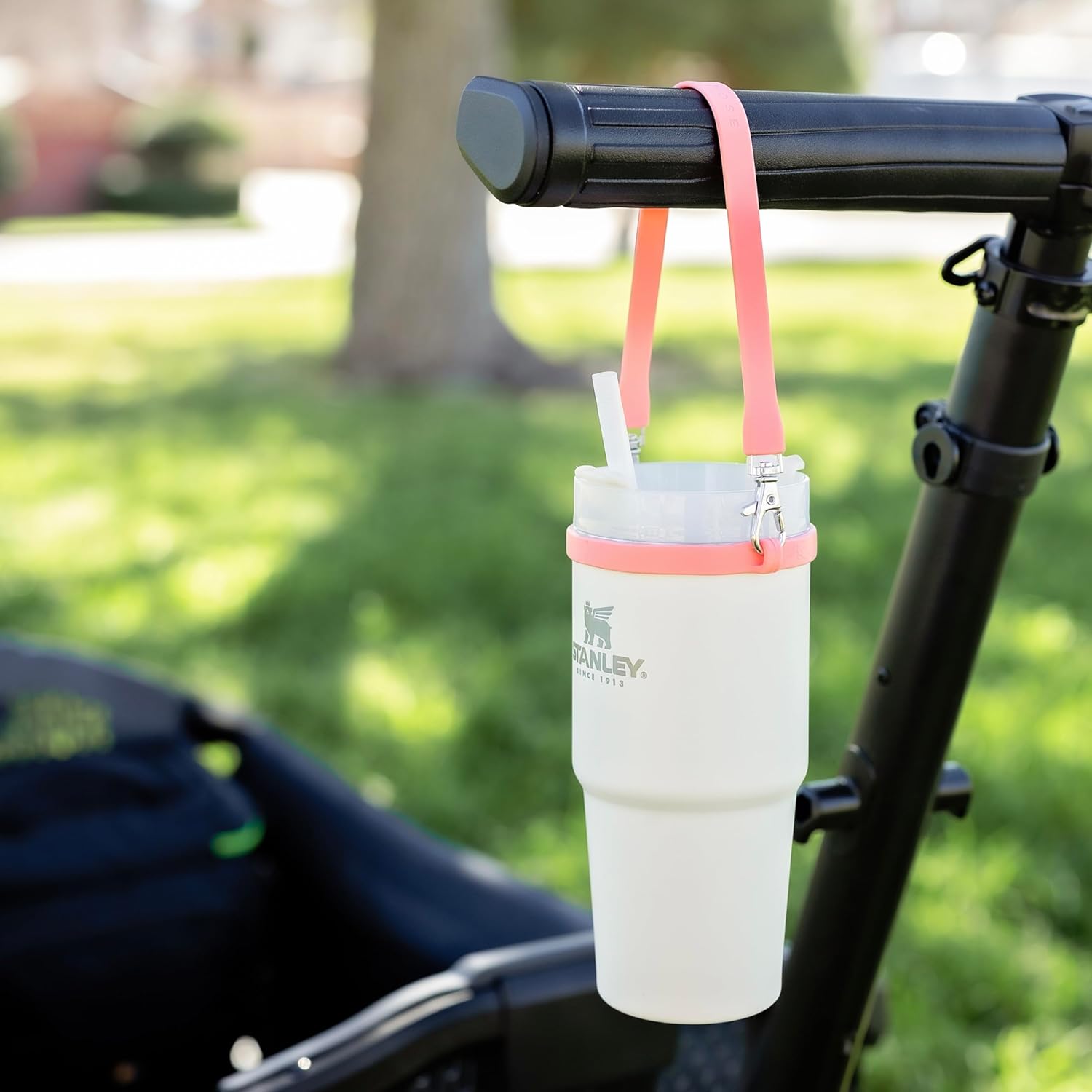 Ryan & Rose Water Bottle Handle - Silicone Water Bottle Sling, Carrier, Holder with Strap Compatible Stanley Cup Accessories - Image 7