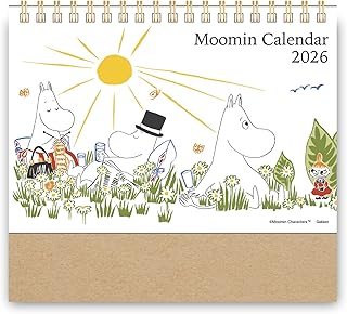 学研ステイフル 2026 カレンダー ムーミン 卓上 リング M09537 2026年 1月始まり