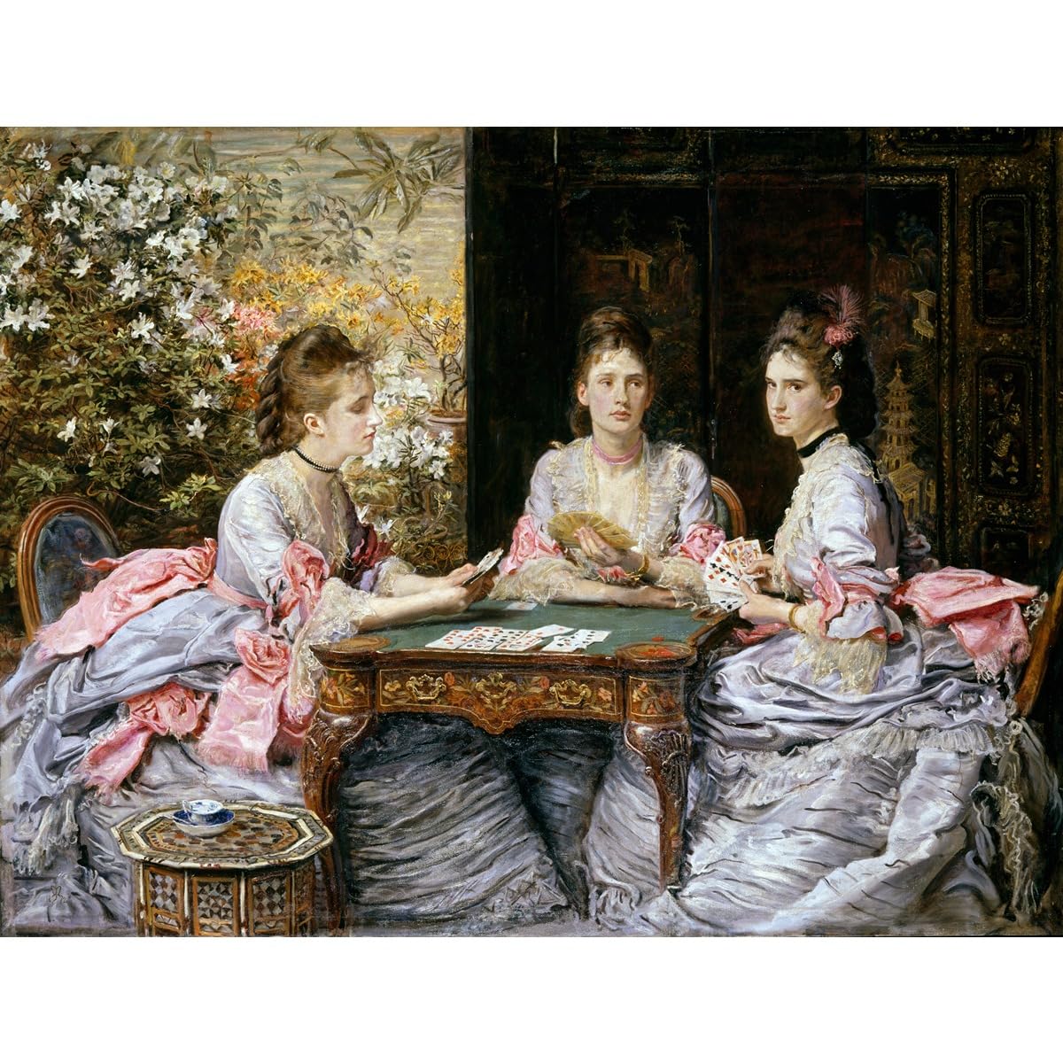 Impression d'art Millais Hearts are Trumps de 76x101 cm