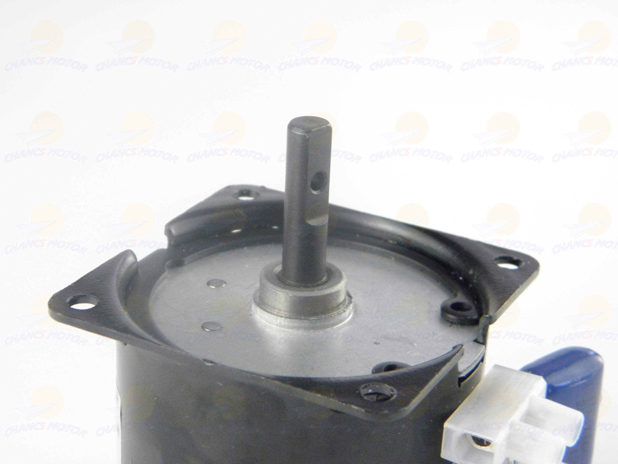 CHANCS Motorreductor Sincrónico Reversible 60KTYZ 220V 8-10RPM CW/CCW 23Kgf.cm Caja de engranajes de metal para el plato giratorio del asador