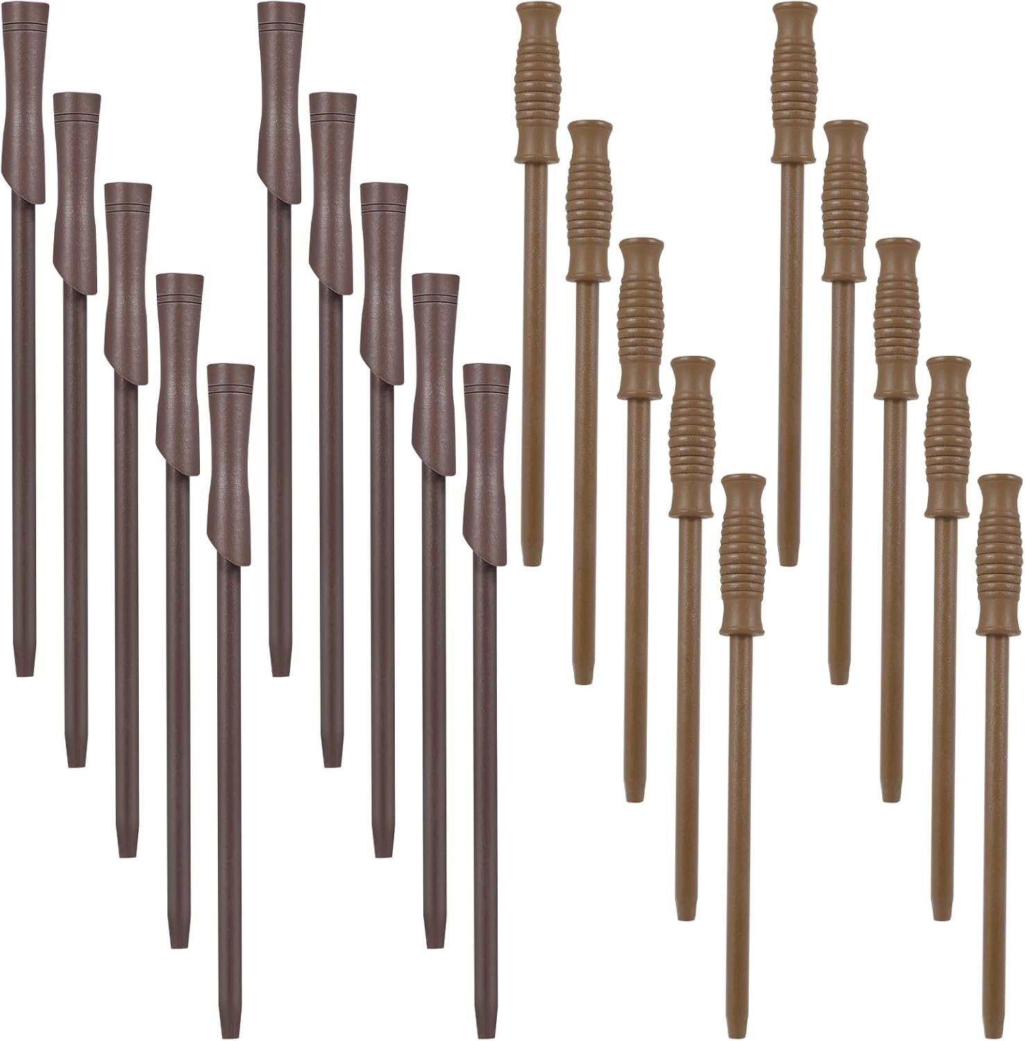 KingVows Wizard Wand Pencils 20PCS Witch Pencils Bulk Set for Kids Cosplay Birthday Theme Party Goody Bag Fillers School Rewards, Assorted