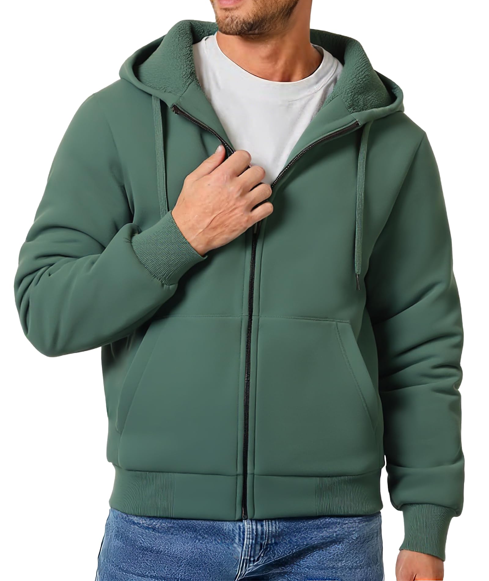 SwissWell Flanellhemd Herren Langarm Holzfällerhemd Button D